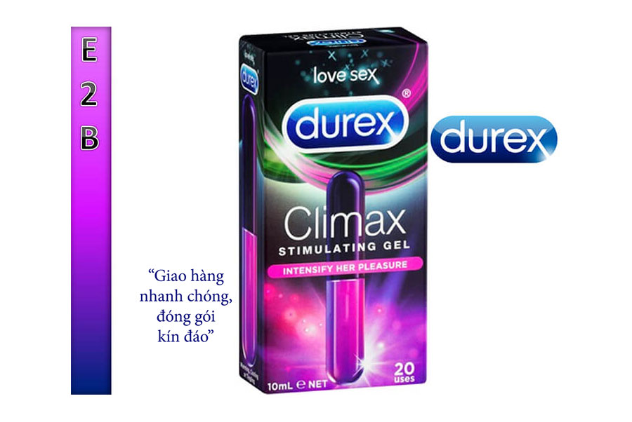 Gel Bôi Trơn Tăng Khoái Cảm Nữ Durex Climax Cao cấp